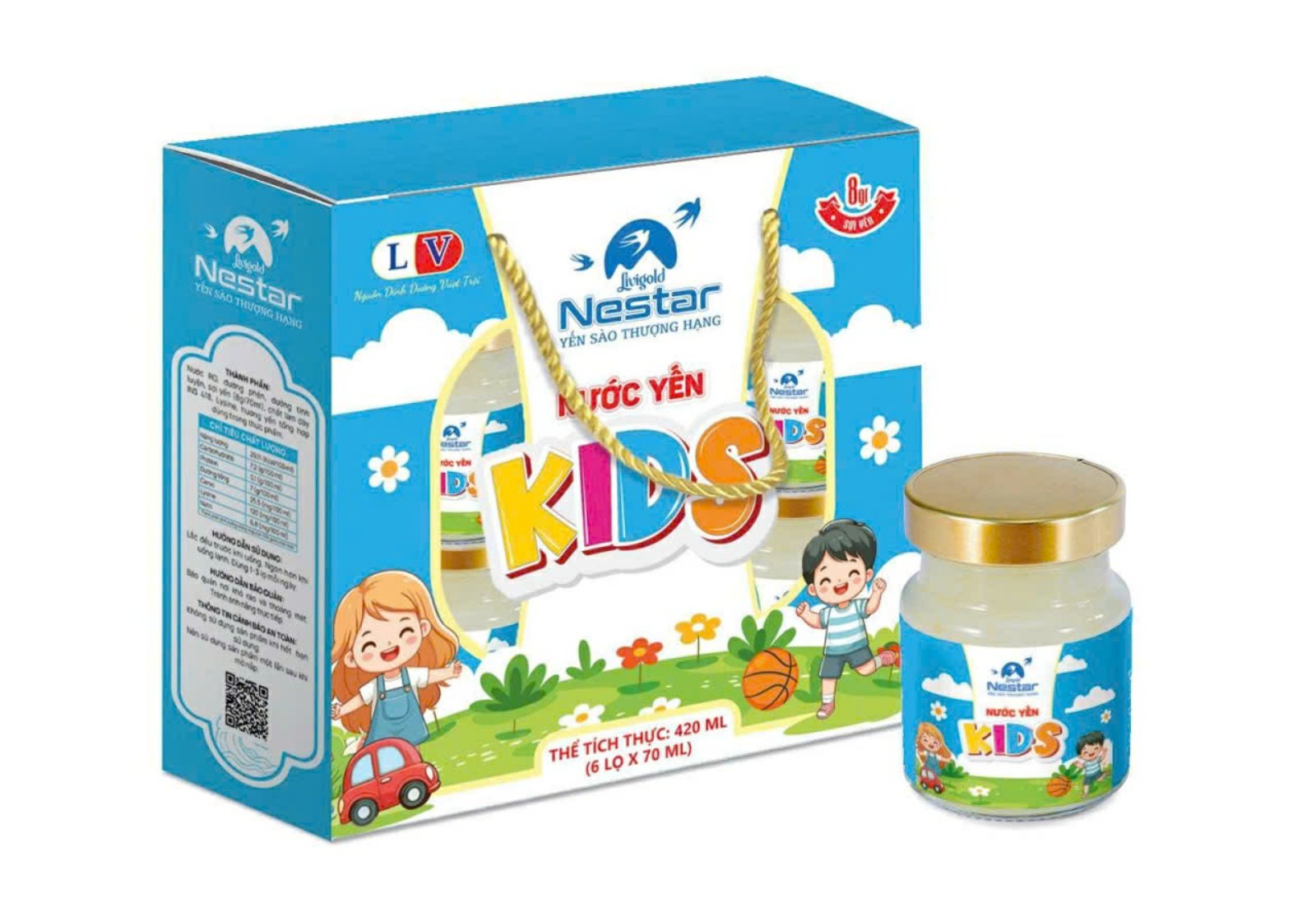 Tổ yến chưng sẵn dành cho trẻ em (hộp 6 hũ)