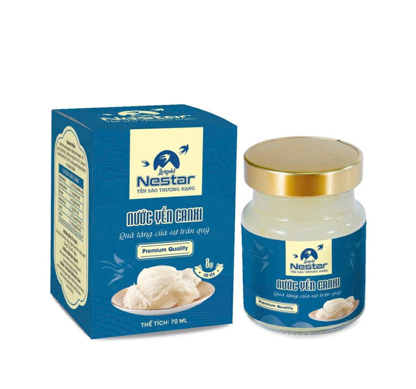 Nước yến chưng bổ sung Canxi (1 hũ)